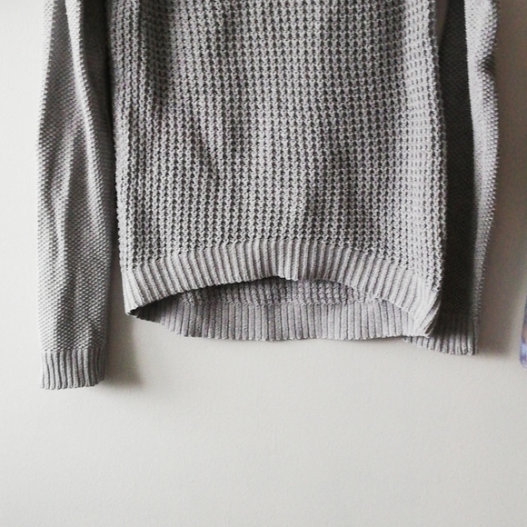 *3 for $25* Grey Knit Sweater - Picture 3 of 4